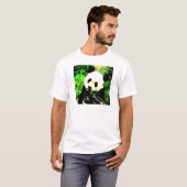 Panda Face Pop Art T-Shirt (Vorne ganz)