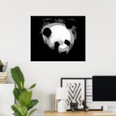 Panda Face Poster Print - Panda Poster (Heimbüro)