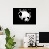 Panda Face Poster Print - Panda Poster (Heimbüro)