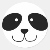 Panda Face Stickers (Vorderseite)