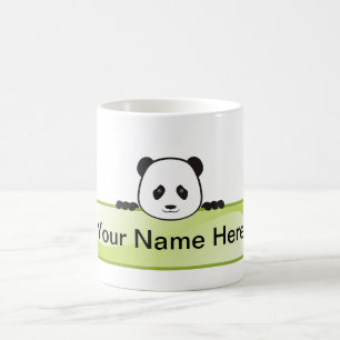 Panda-Fahne Kaffeetasse