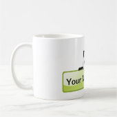Panda-Fahne Kaffeetasse (Links)