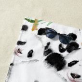Panda Family Funny Beach Handtuch (Beispiel)