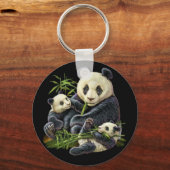 Panda Family Schlüsselanhänger (Vorderseite)