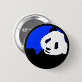 panda. Farbe anpassbarer Kreis. Button (Vorne & Hinten)