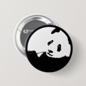panda. Farbe anpassbarer Kreis. Button (Vorne & Hinten)