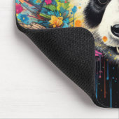 Panda Farbencharakter Mousepad (Ecke)