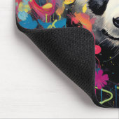 Panda Farbencharakter Mousepad (Ecke)