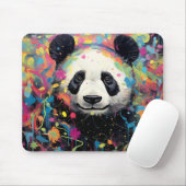 Panda Farbencharakter Mousepad (Mit Mouse)