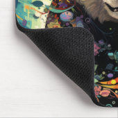 Panda Farbencharakter Mousepad (Ecke)