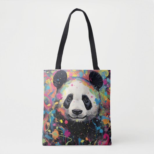 Panda Farbencharakter Tasche (Vorderseite)