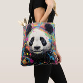 Panda Farbencharakter Tasche (Von Nahem)