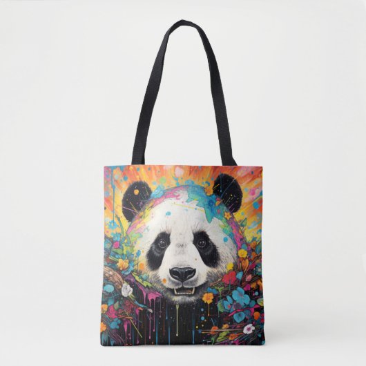 Panda Farbencharakter Tasche (Vorderseite)
