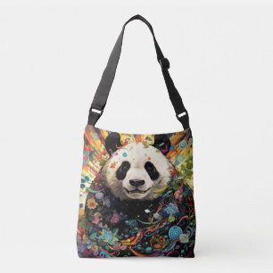 Panda Farbencharakter Tragetaschen Mit Langen Trägern