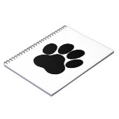 Panda-Feet-Design Notizblock (Linke Seite)