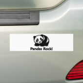 Panda-Felsen! Autoaufkleber (Auf Auto)