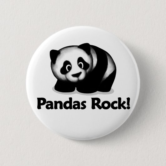 Panda-Felsen! Button (Vorderseite)