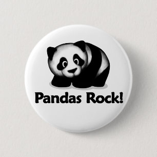 Panda-Felsen! Button