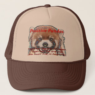 Panda-Fernlastfahrer-Hut DJ Friscodrummer Truckerkappe