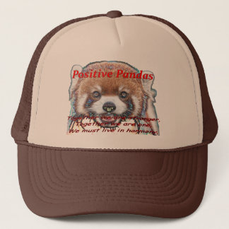 Panda-Fernlastfahrer-Hut DJ Friscodrummer Truckerkappe