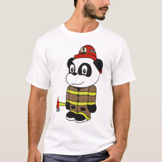Panda - Feuerwehrmann T-Shirt