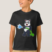 Panda Feuerwehrschlauch T-Shirt (Vorderseite)