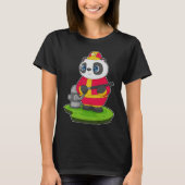 Panda Feuerwehrschlauch T-Shirt (Vorderseite)