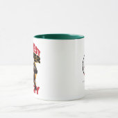 Panda Fighter Quote Tasse (Zentrum)