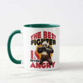 Panda Fighter Quote Tasse (Links)