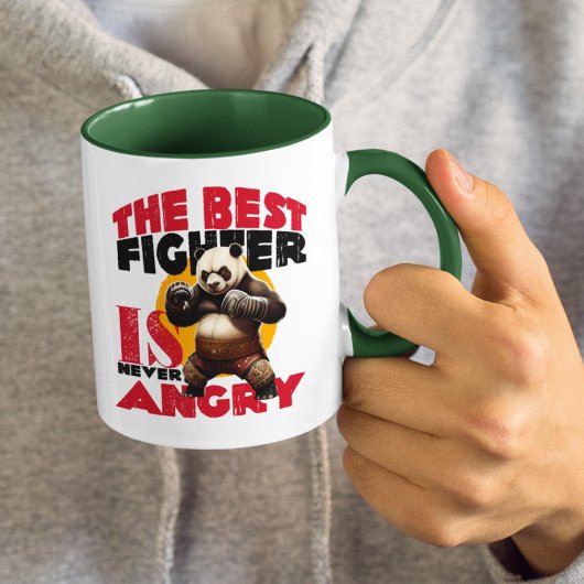 Panda Fighter Quote Tasse