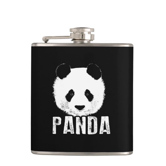Panda Flachmann (Vorderseite)