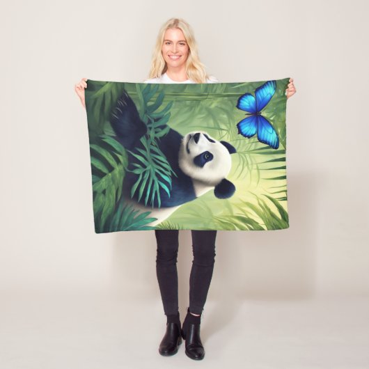 Panda Fleece Blanket, 30"x40" (Beispiel)