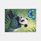 Panda Fleece Blanket, 30"x40" (Vorderseite (Horizontal))