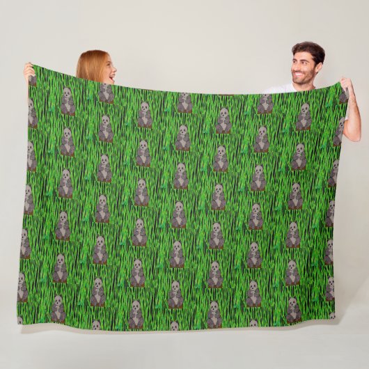 Panda - Fleece-Decke Fleecedecke (Beispiel)