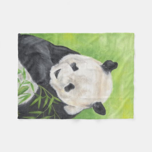 Panda-Fleece Fleecedecke (Vorderseite (Horizontal))