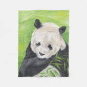Panda-Fleece Fleecedecke (Vorderseite)