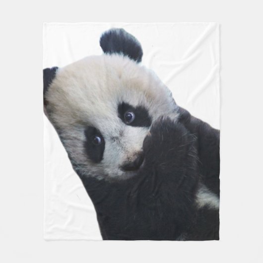 Panda Fleecedecke (Vorderseite)