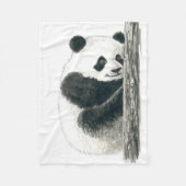 Panda Fleecedecke (Vorderseite)