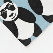 Panda Fleecedecke (Ecke)