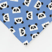 Panda Fleecedecke (Ecke)
