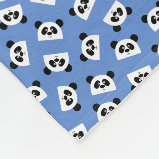 Panda Fleecedecke (Ecke)