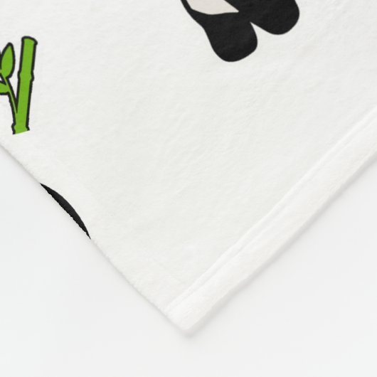 Panda Fleecedecke (Ecke)