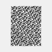 Panda Fleecedecke (Vorderseite)