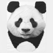 Panda Fleecedecke (Vorderseite)