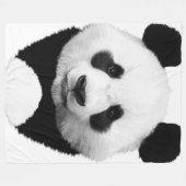 Panda Fleecedecke (Vorderseite (Horizontal))