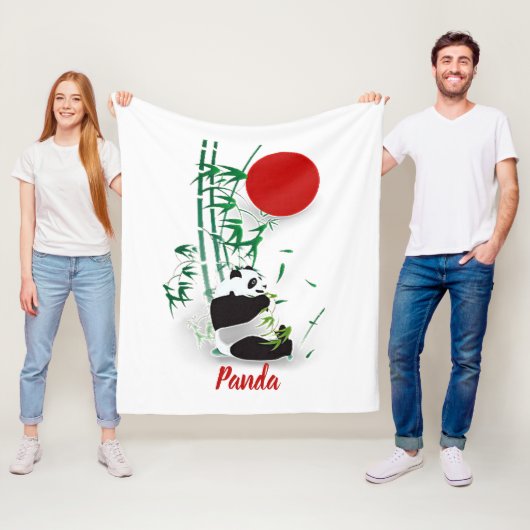 Panda Fleecedecke (Beispiel)