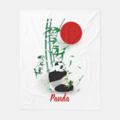 Panda Fleecedecke (Vorderseite)