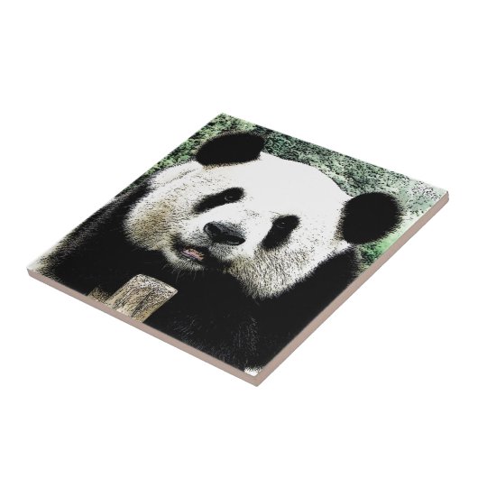 Panda Fliese (Seite)
