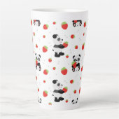 Panda fofo com morango milchtasse (Vorderseite)