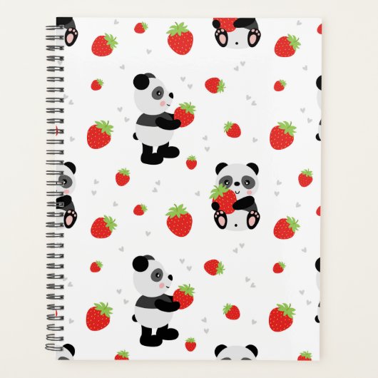 Panda fofo com morango planer (Vorderseite)